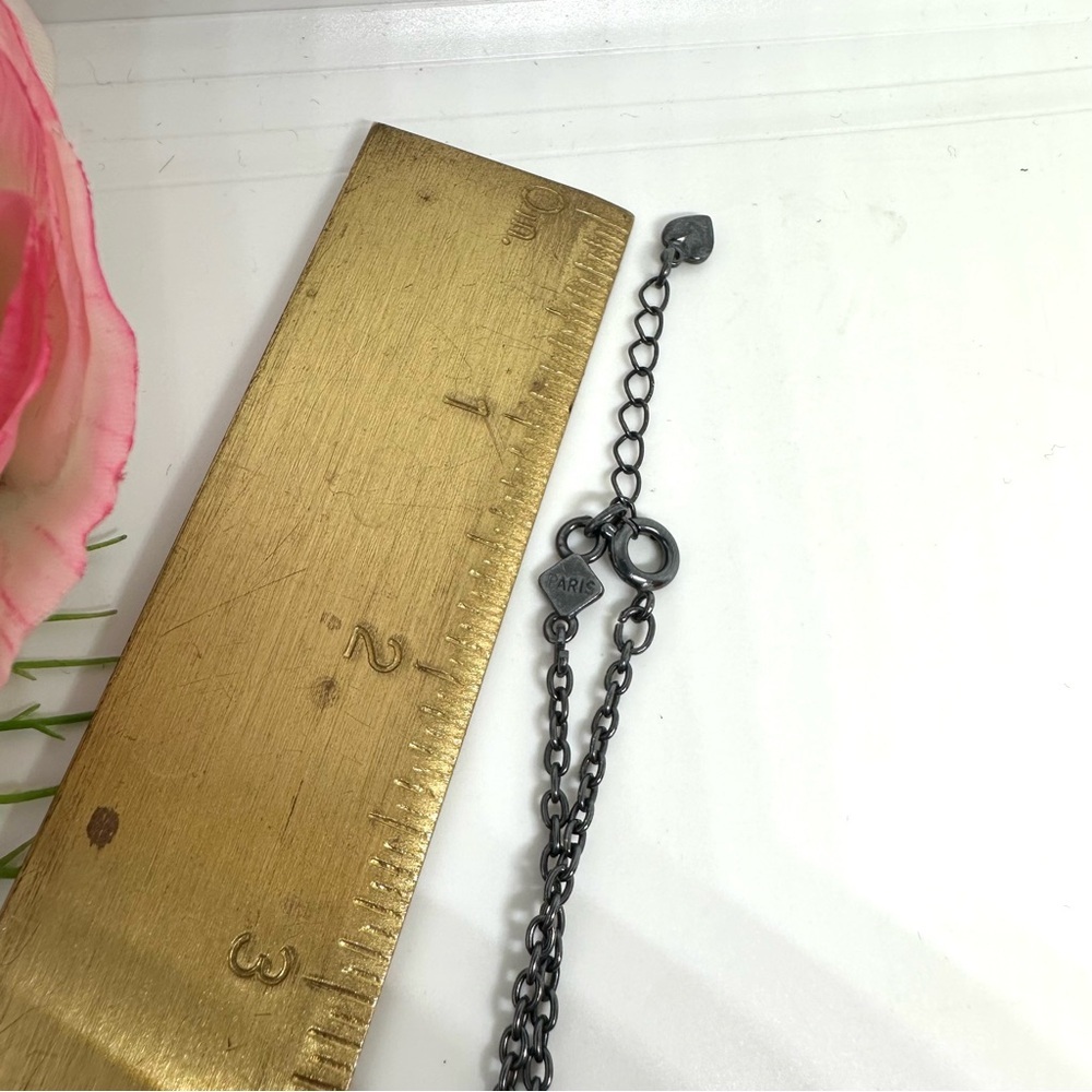 VINTAGE⚜️Made In Paris Crystal Chain Necklace - Picture 7 of 8